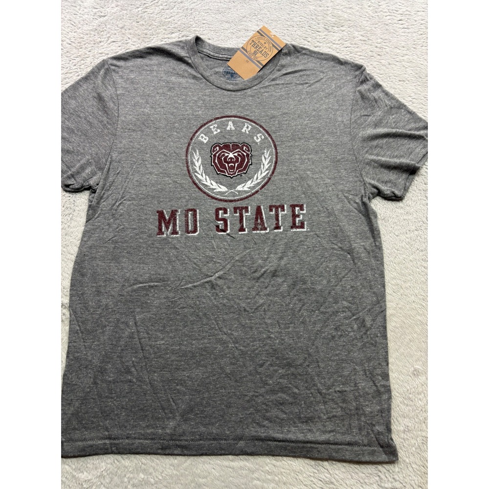Rivalry Threads Missouri State Bears T-Shirt Mens XL Gray MO State NCAA NWT